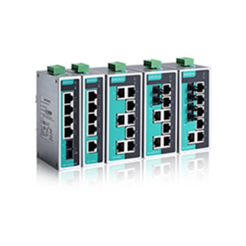 MOXA EDS-205A-S-SC Unmanaged Ethernet Switch with 4 10/100 BaseT(X) Ports