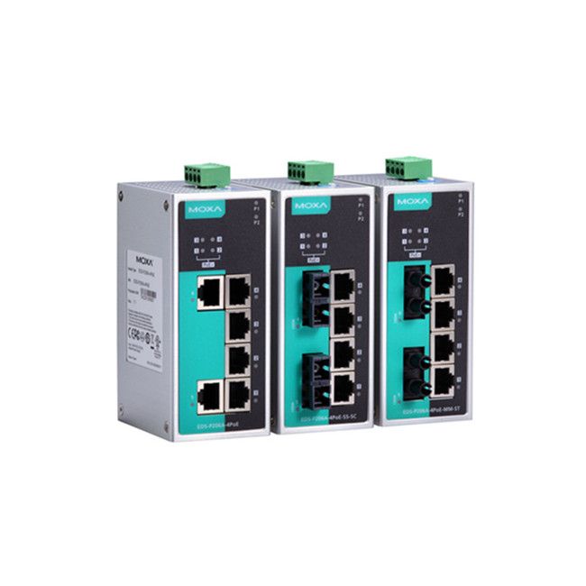 MOXA EDS-316-MM-ST 16-port Unmanaged Ethernet Switches