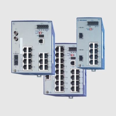 Hirschmann Managed Industrial DIN Rail Ethernet Switches RS20/30/40 Series