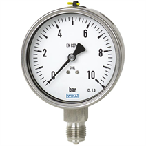 WIKA Bourdon tube pressure gauge 232.50, 233.50 Stainless Steel