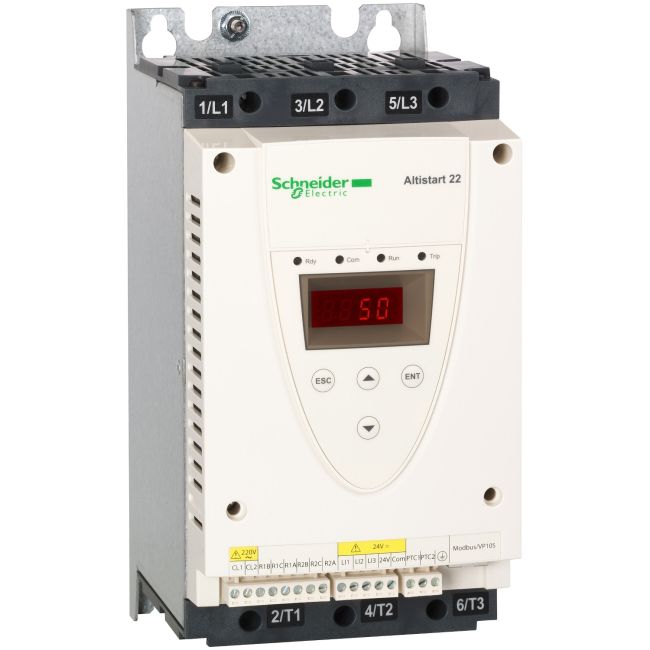 Schneider ATS22D47S6 Soft starter-ATS22-control 220V-power 230V(11kW)/400...440V(22kW)/500V(30kW)