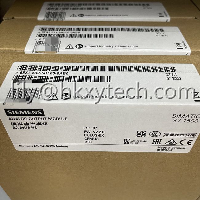 New arrival Siemens 6ES7532-5HF00-0AB0 SIMATIC S7-1500, Analog Output Module